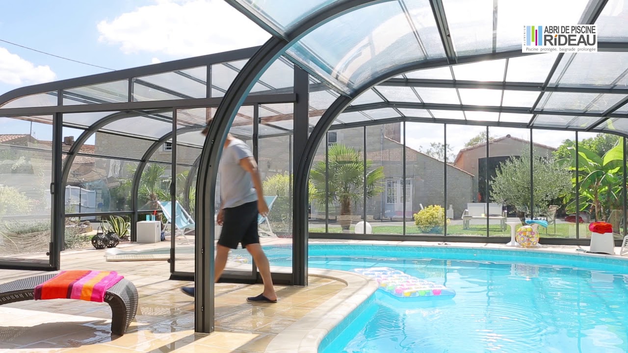 ABRI DE PISCINE ELLIPTIK haut fixe GUSTAVE RIDEAU