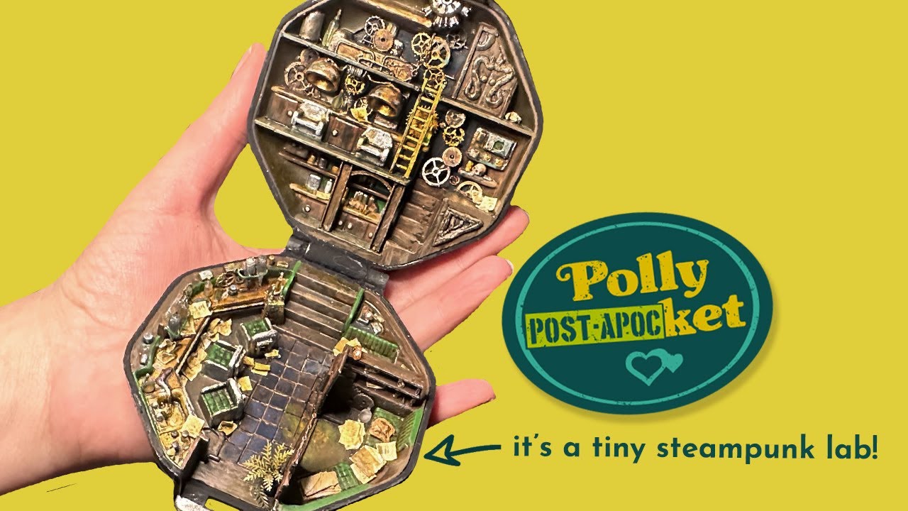 We Turned a Polly Pocket into a Steampunk Lab!