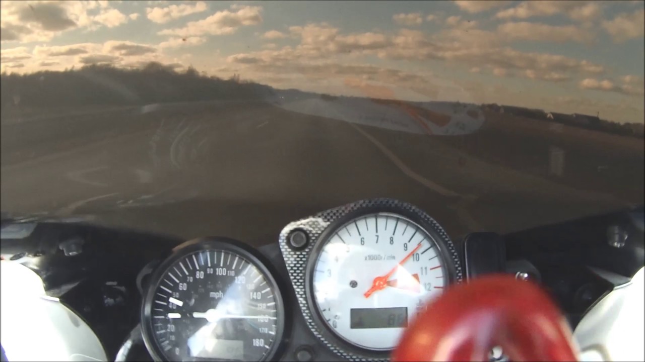 282km on  a Suzuki TL1000R