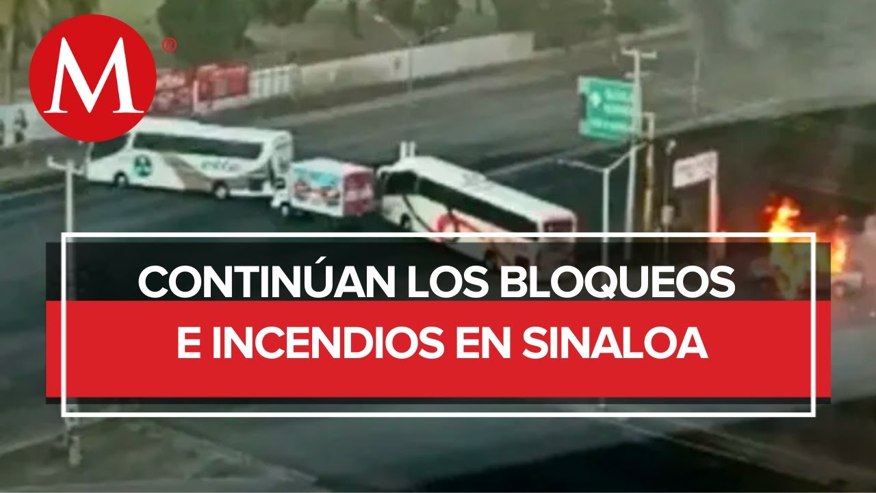 Narcos toman calles de Sinaloa, queman autos y realizan bloqueos tras detención de Ovidio Guzmán