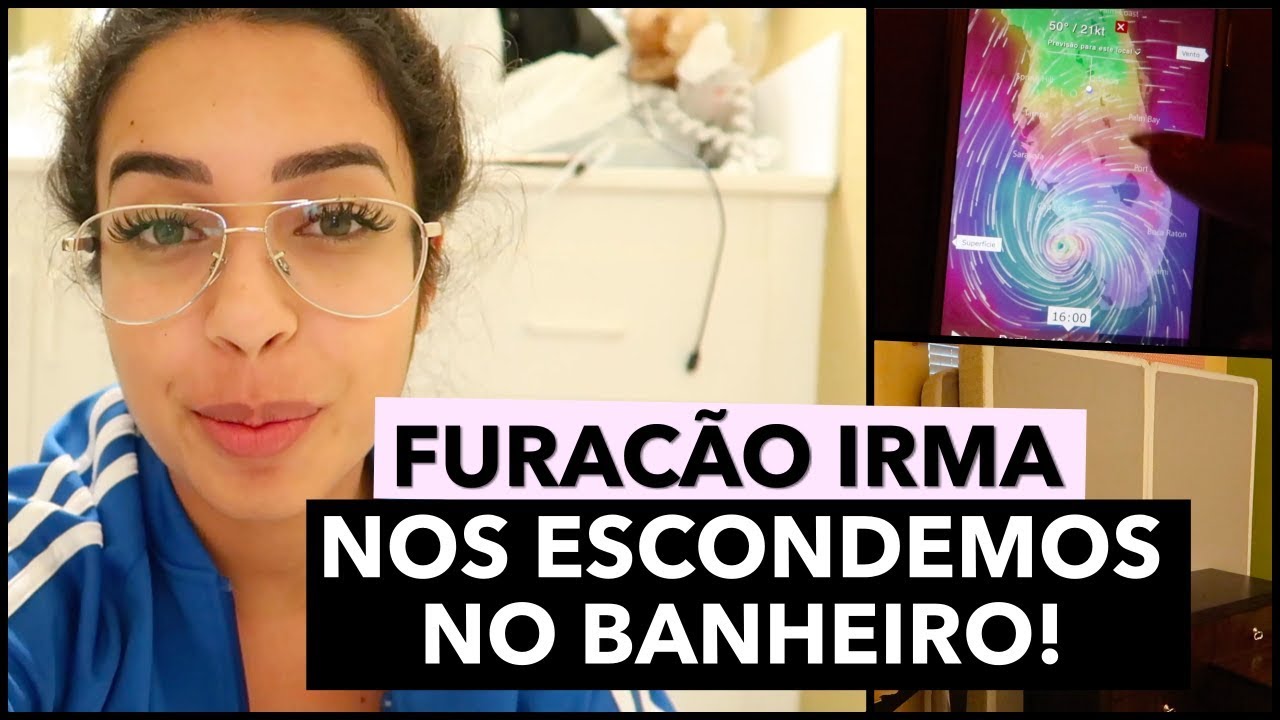 COMO ME PREPAREI PARA O FURACÃO IRMA AQUI EM ORLANDO - EUA