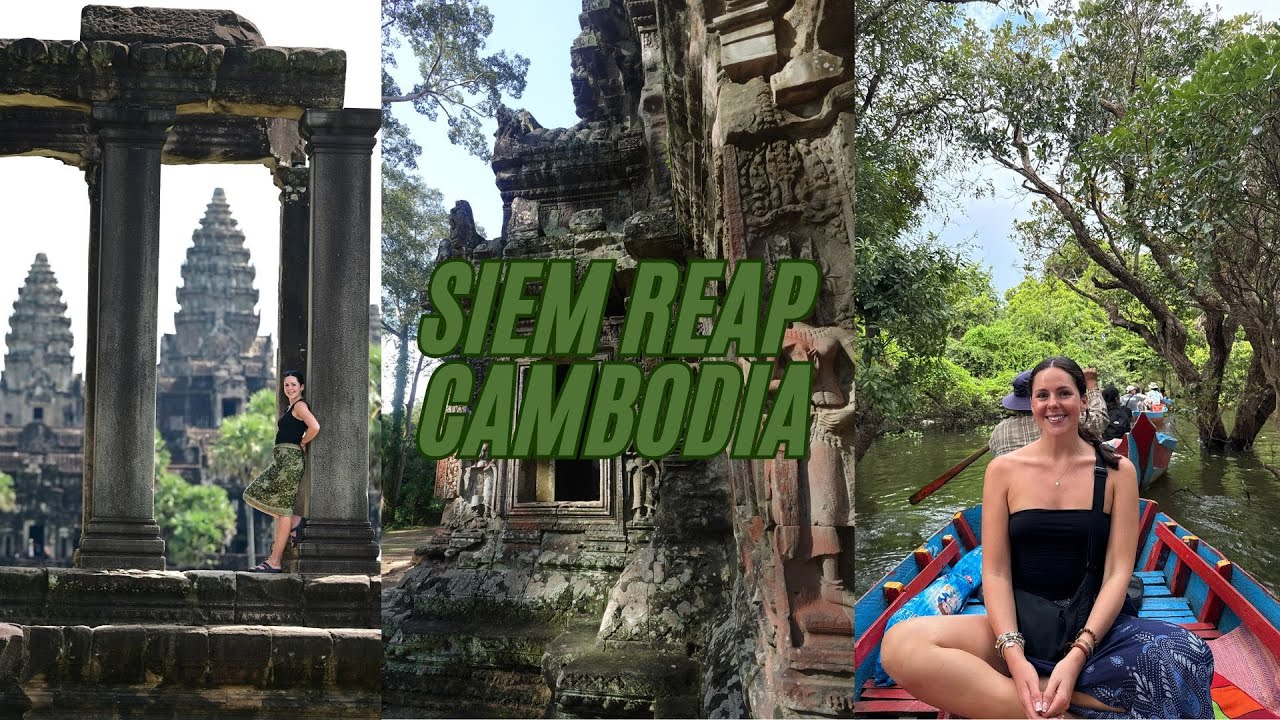 A Siem Reap, Cambodia vlog! Angkor Wat, Angkor Thom complex & Kampong Phluk floating village :)