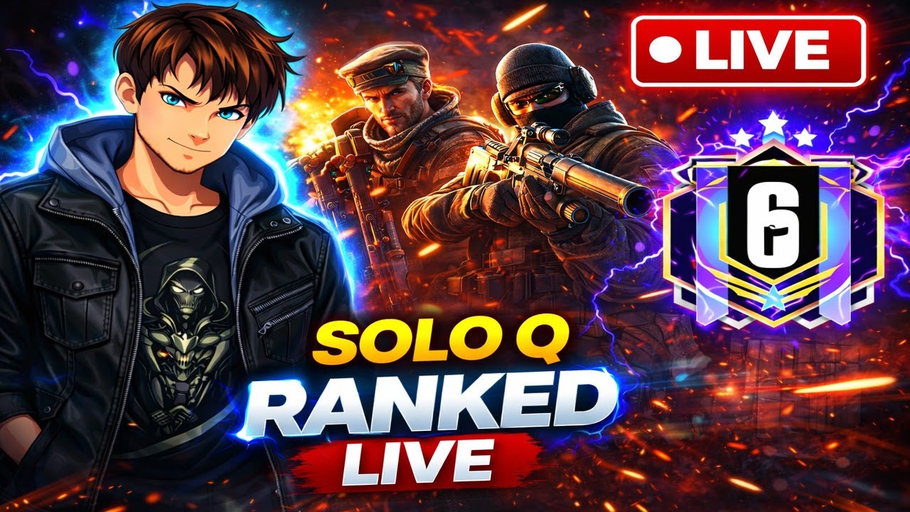 SOLO Q RANKED GRIND 💎 | Climbing the Ladder LIVE | Rainbow Six Sieg