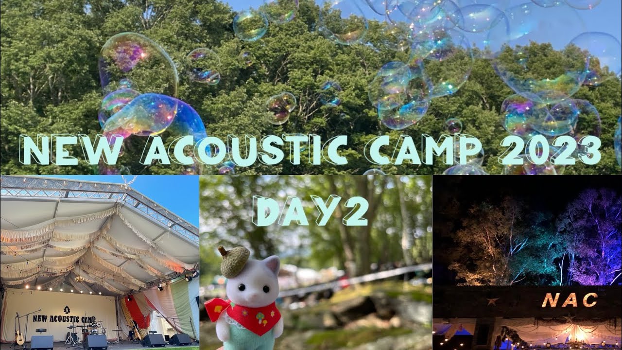 〔VLOG〕ニューアコ/New Acoustic Camp 2023 DAY2の思い出