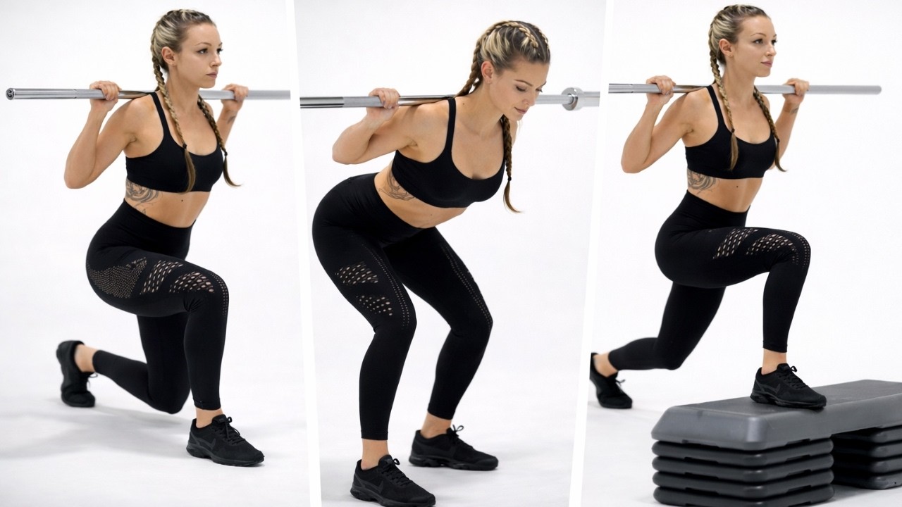 15 Exercices avec Barre de Musculation pour des Jambes Puissantes