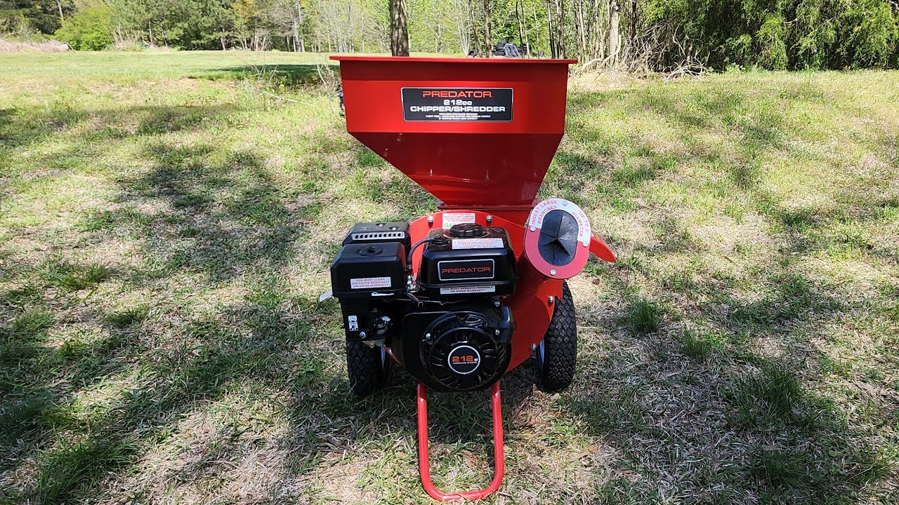 Harbor Freight wood chipper: watch before you buy.