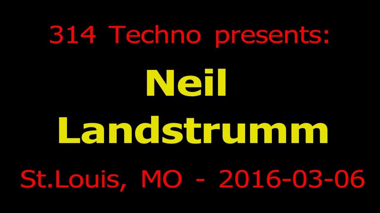 Neil Landstrumm - Live @ 314 Techno - St.Louis, MO - 2016-03-06