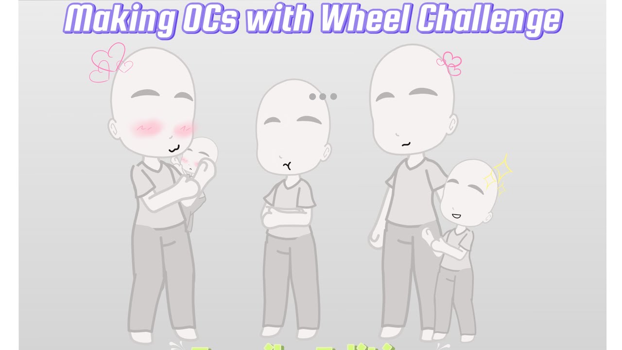 Making OC’s with Wheel Challenge //Family Edition// Gacha Club