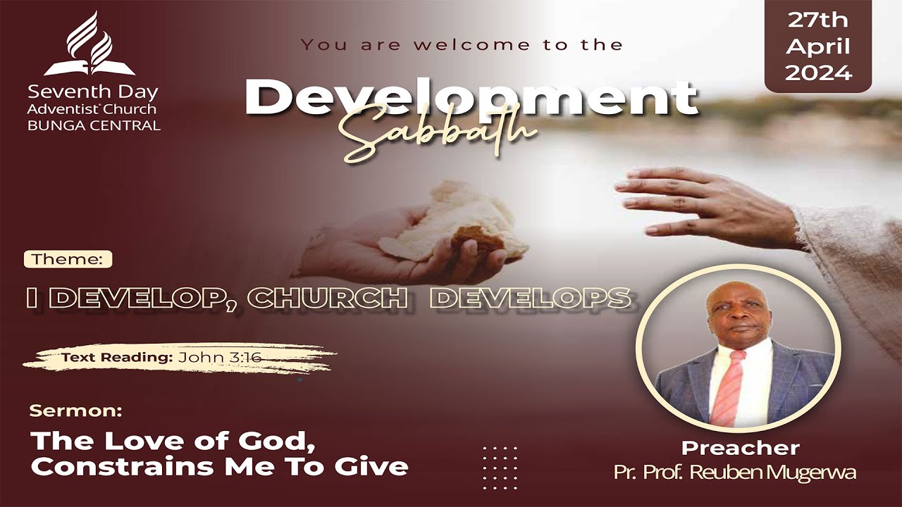 🔴 Development  Sabbath  ||   I Develop, Church Develops || 27th-April-2024