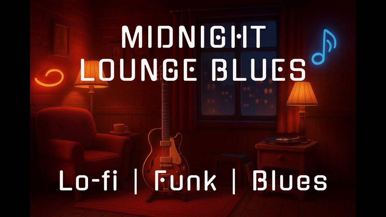 🎷 The Magic of 3AM Lo-fi Funk Blues Sessions 🕰️ Midnight Lounge Blues