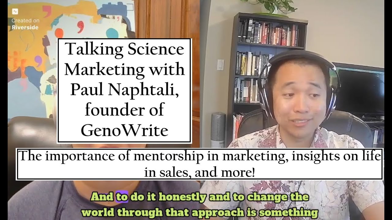 Talking Science Marketing with Paul Naphtali of GenoWrite