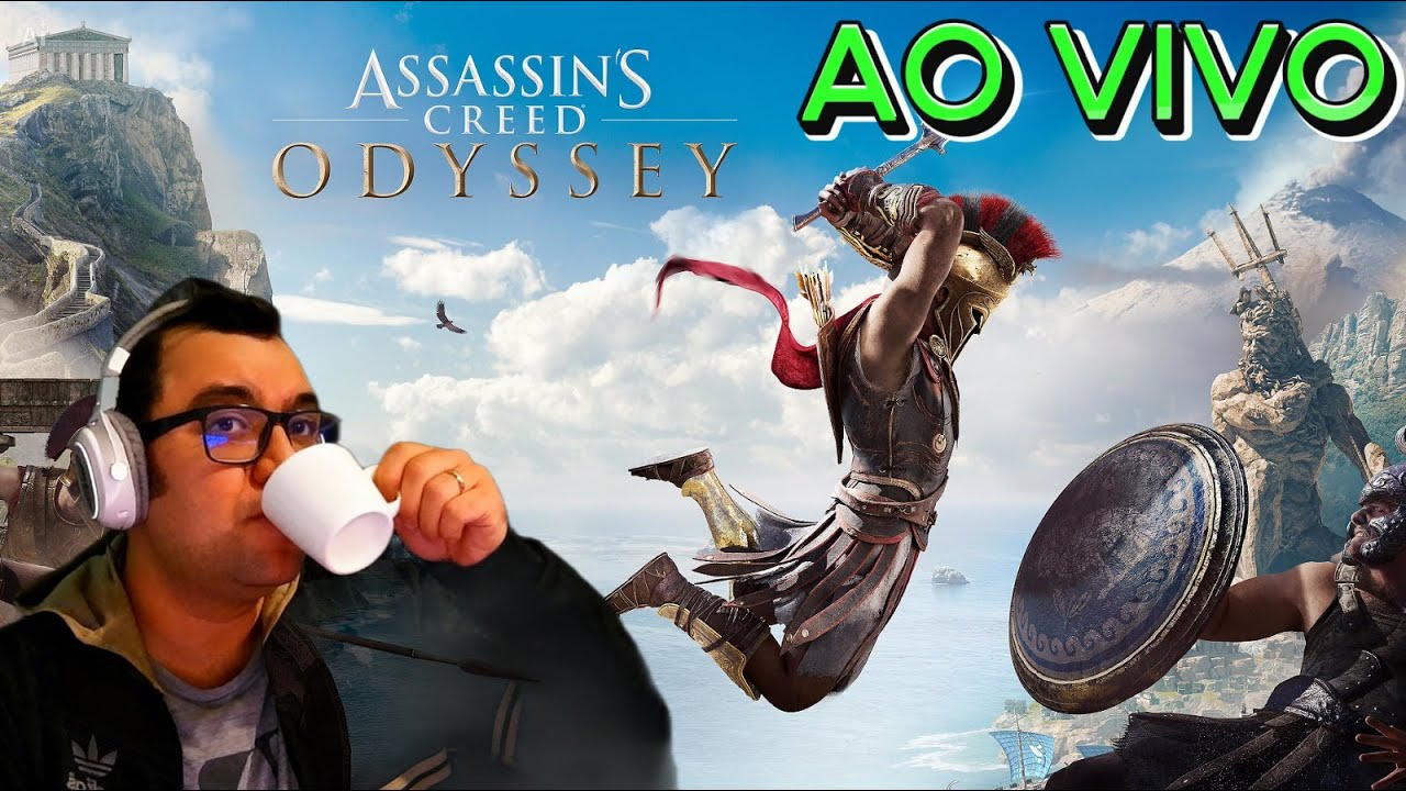 𝙇𝙄𝙑𝙀🔴🎮Bom dia! Café com Tiagão / Assassins Creed Odyssey ep 16