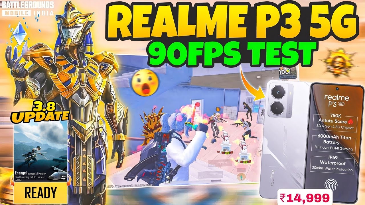 🔥Realme P3 BGMI 90fps: Smoothest Settings for Competitive Gameplay