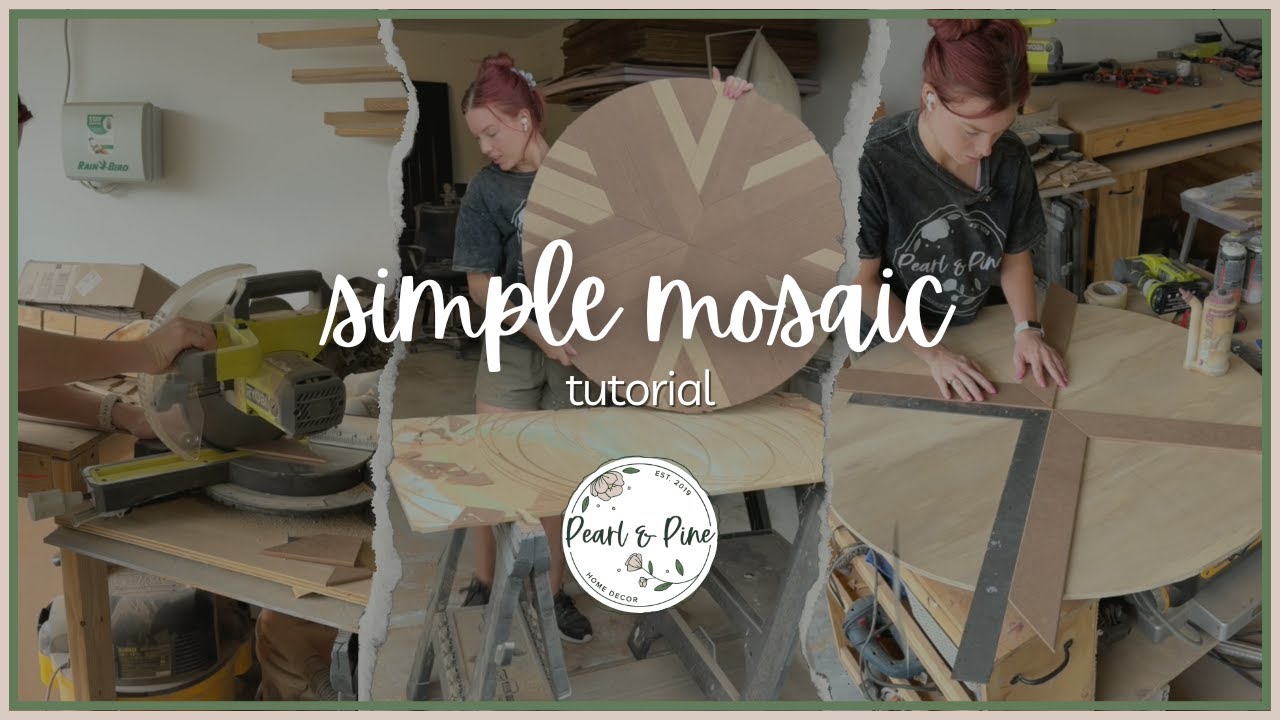 How to Make a Simple MDF Mosaic | Beginner Sign Making Tutorial