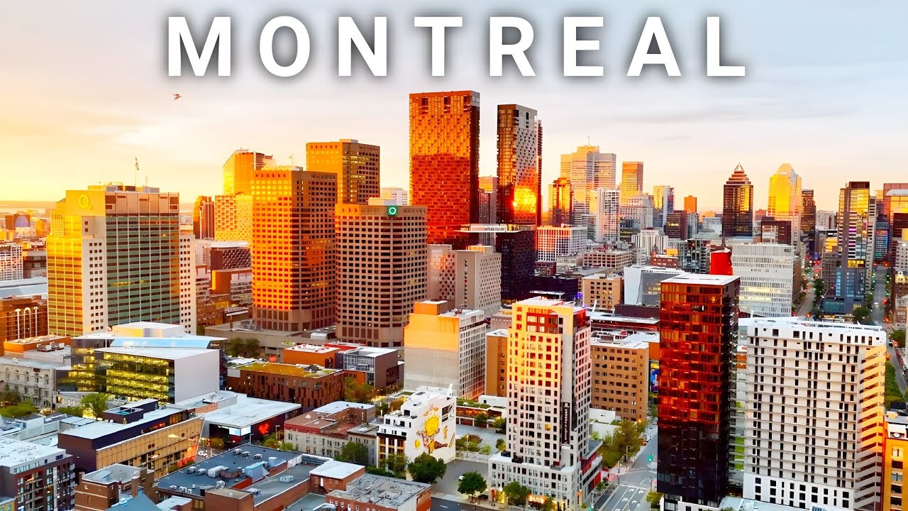 Montreal City Canada 🇨🇦 In 4K Ultra HD Video |