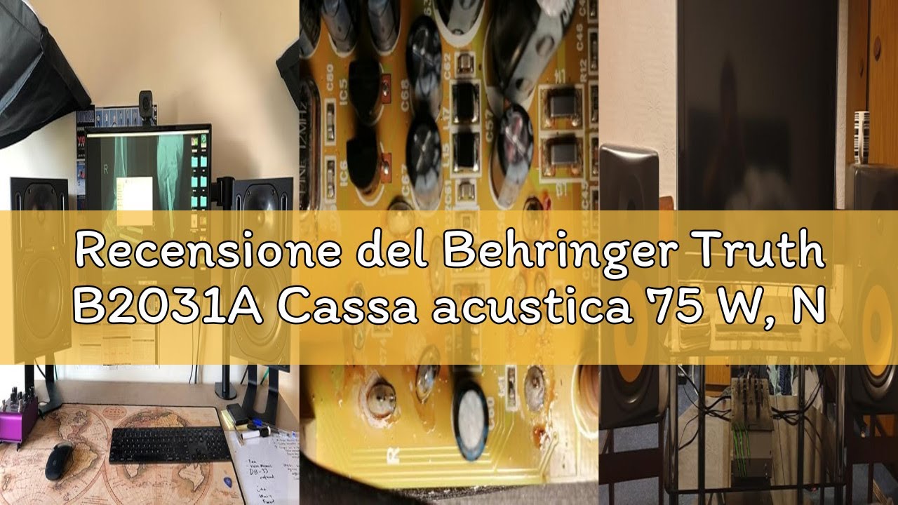 Recensione del Behringer Truth B2031A Cassa acustica 75 W, Nero, 1 pezzo