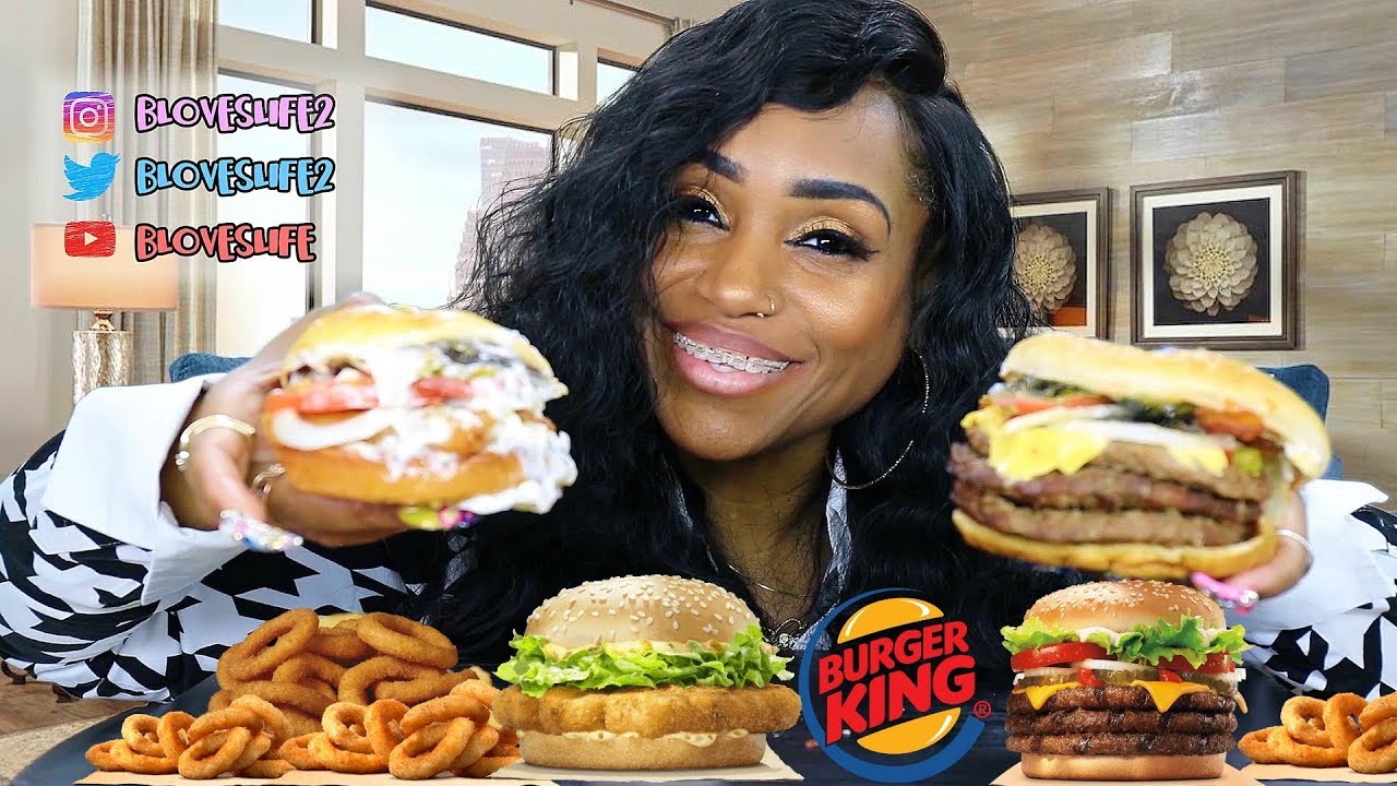 Burger King Triple Bacon Whopper and Fish Sandwich