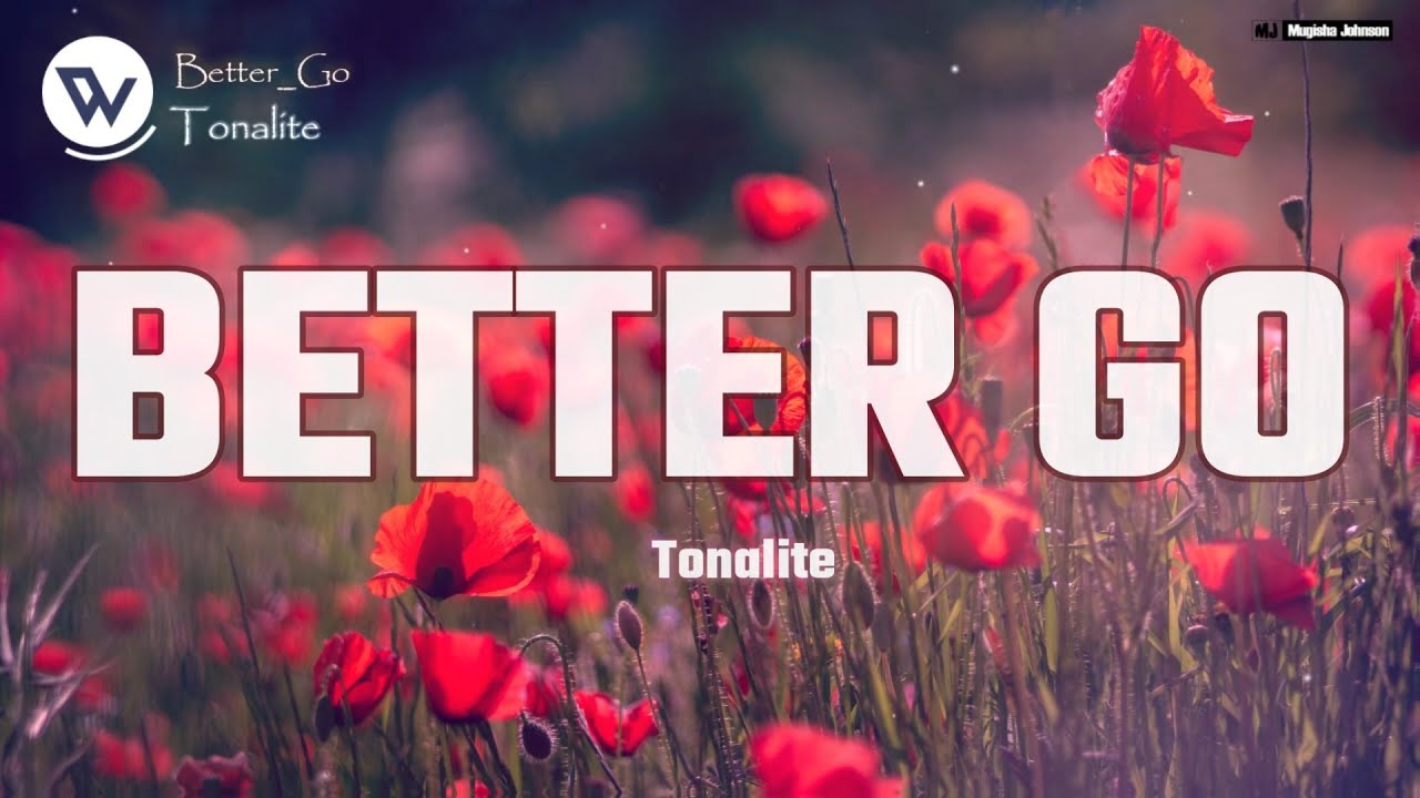 Better Go - Tonalite (Official Music Lyrics)