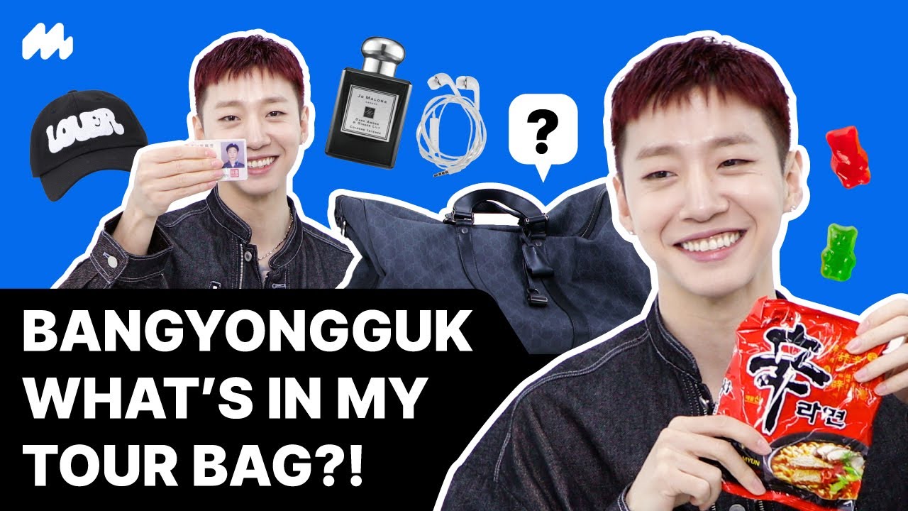 [ENG SUB] What's in my TOUR bag with BANG YONGGUK 👀