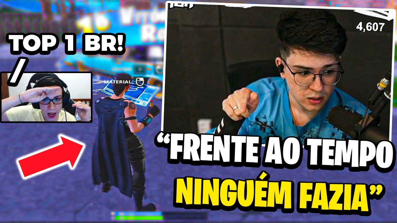 BLACKOUTZ REAGE a quando ELE ERA o TOP 1 do BRASIL no FORTNITE!
