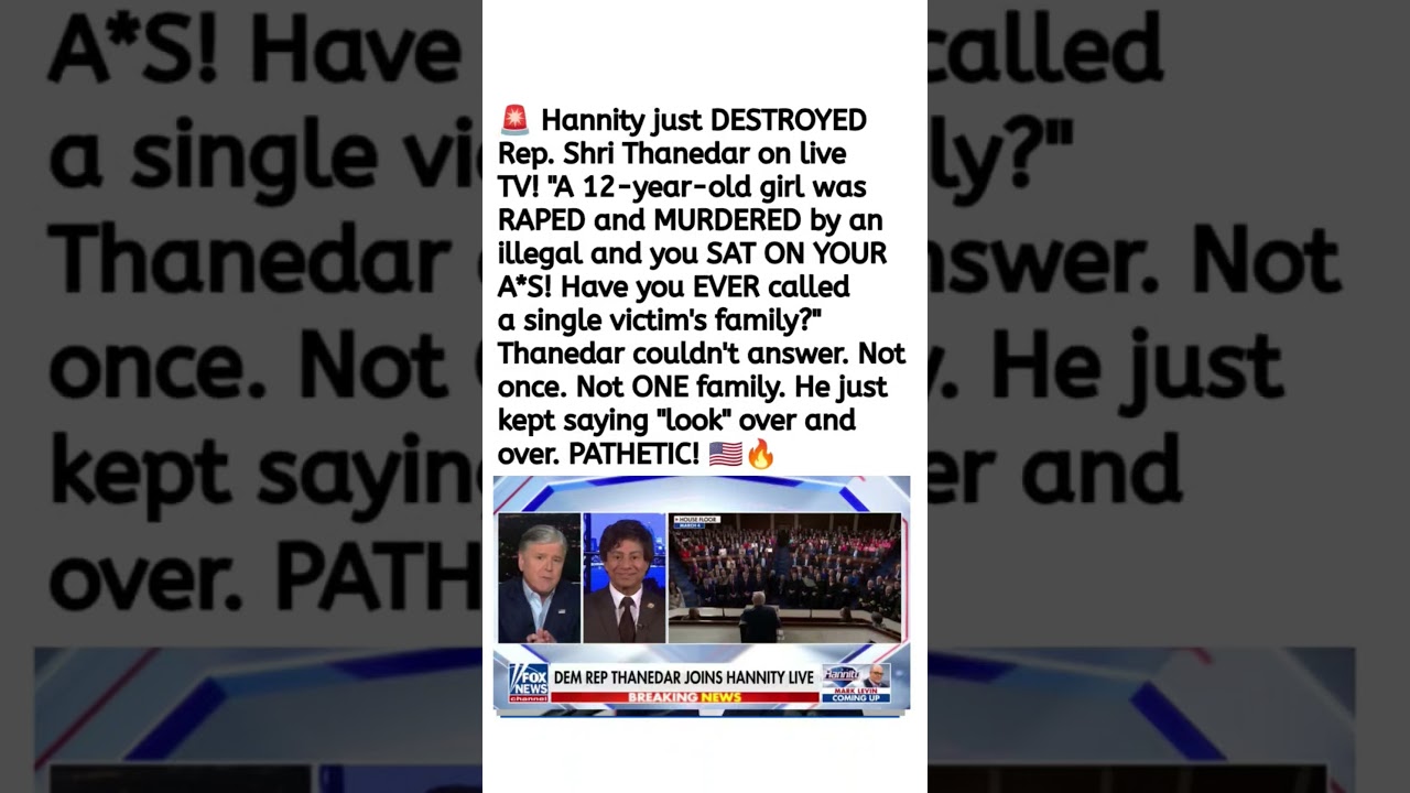 Hannity, Shri Thanedar Interview Sparks Debate 🇺🇸