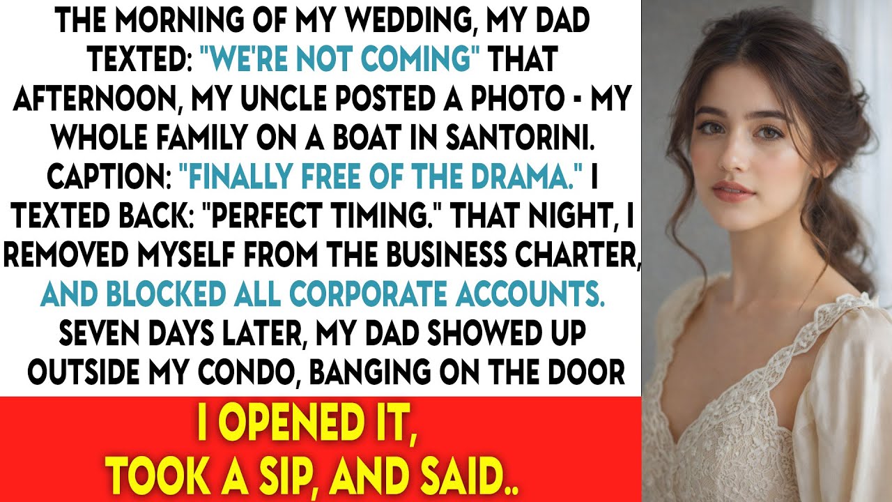 The Morning Of My Wedding, My Dad Texted: “We’re Not Coming” That Afternoon, My Uncle Posted...