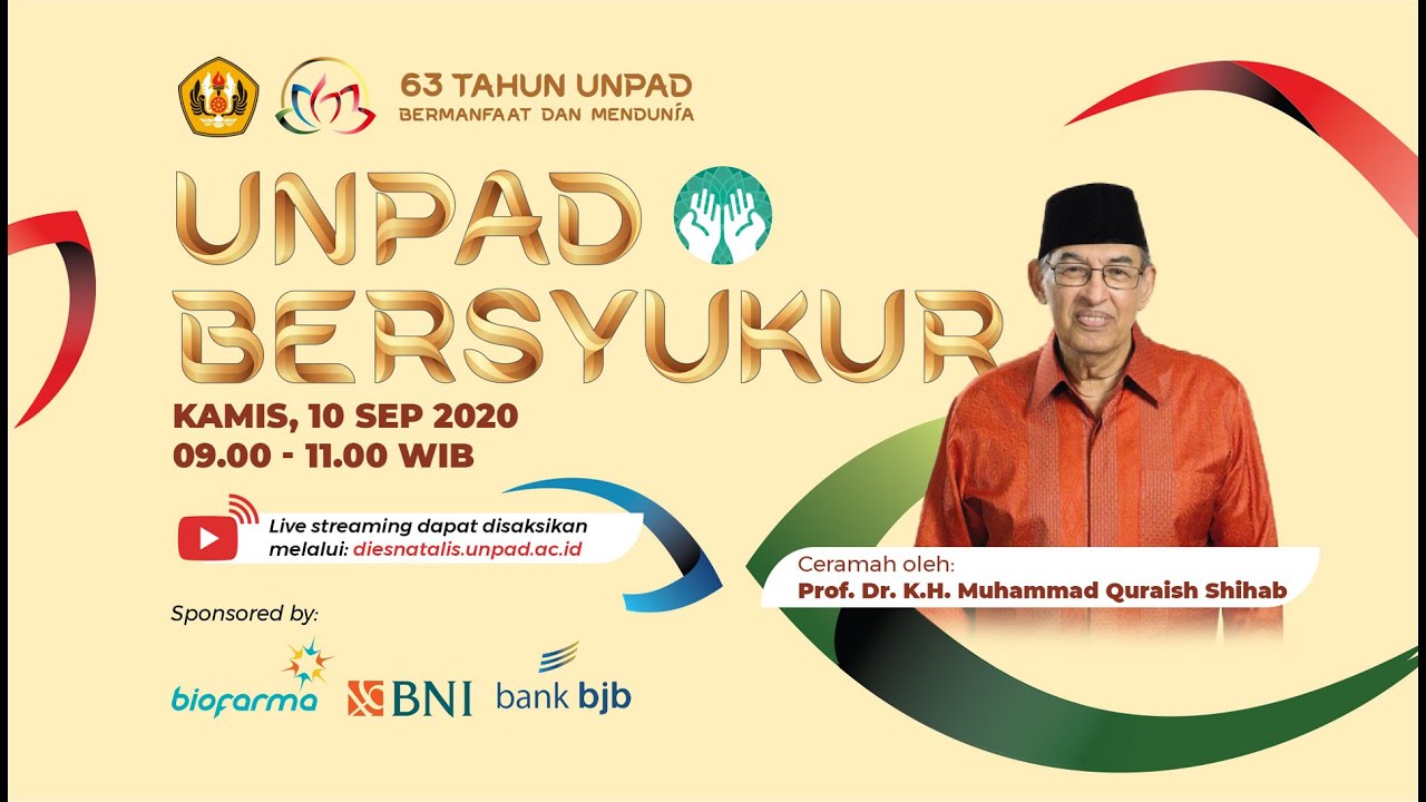 Unpad Bersyukur Bersama M. Quraish Shihab