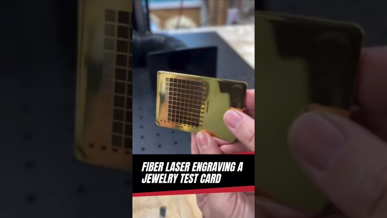 Jewelry Engraving Test with the EMP Fiber Laser | First Run Results!