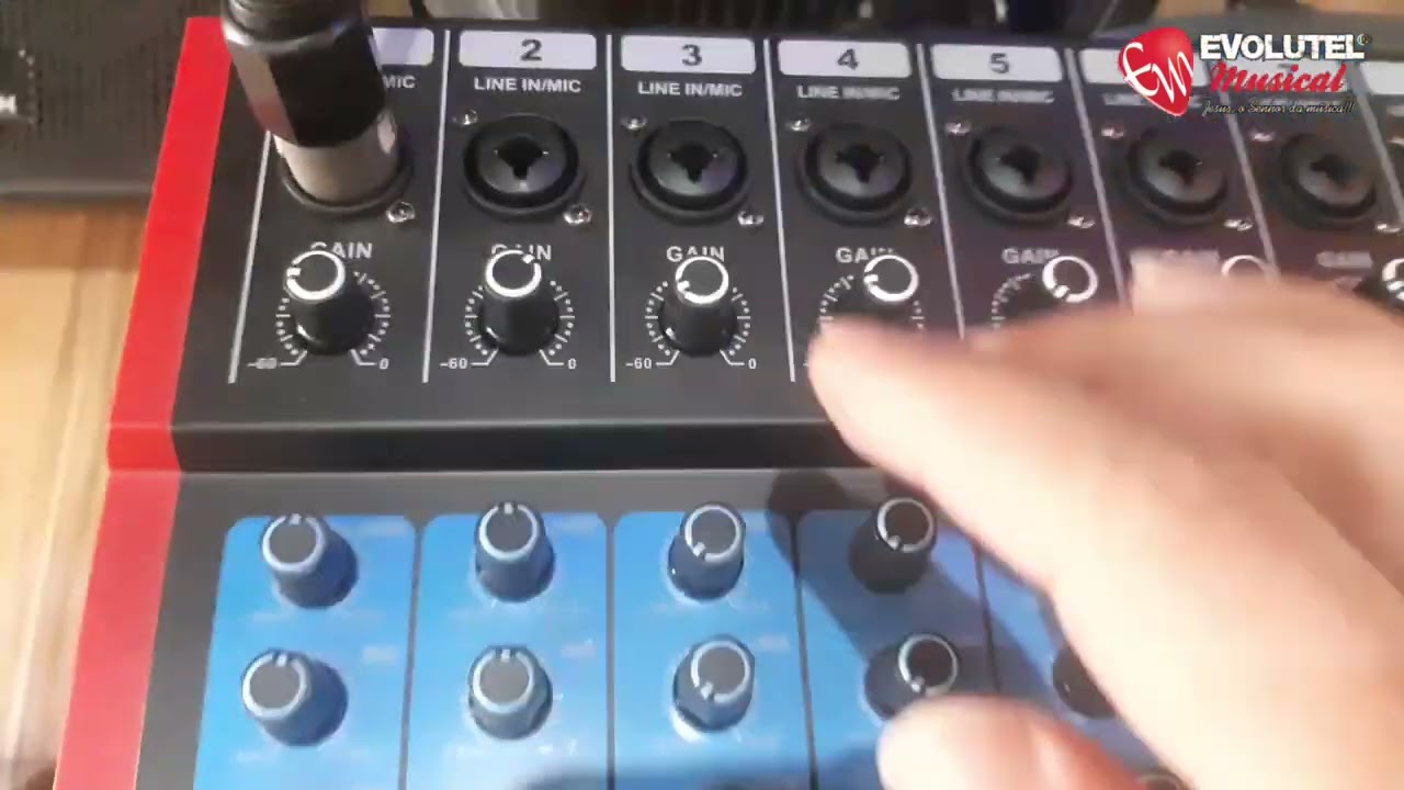 Tutorial / Review / Teste Mesa Analógica Soundvoice MS-122 PLUS BT / 12 Canais / Bluetooth /EVOLUTEL