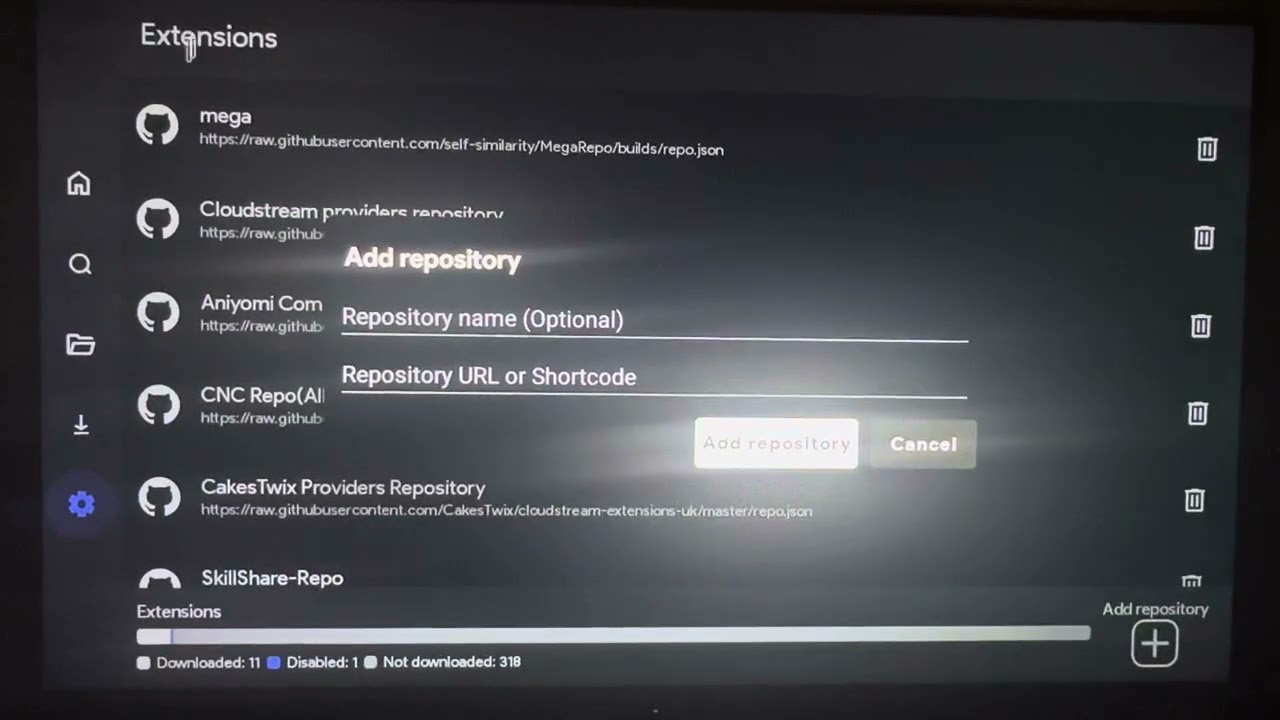 New code for downloader app cloud stream app with repository  short code 