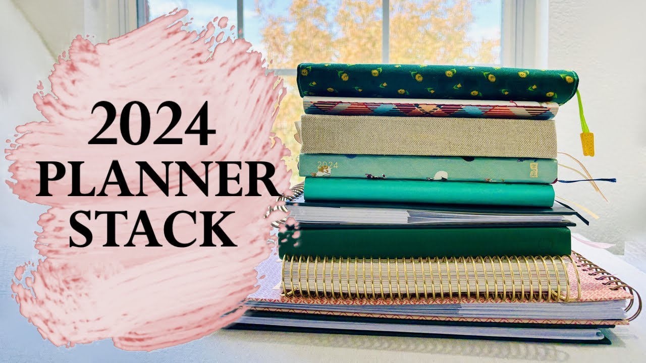 2024 PLANNER & JOURNAL STACK