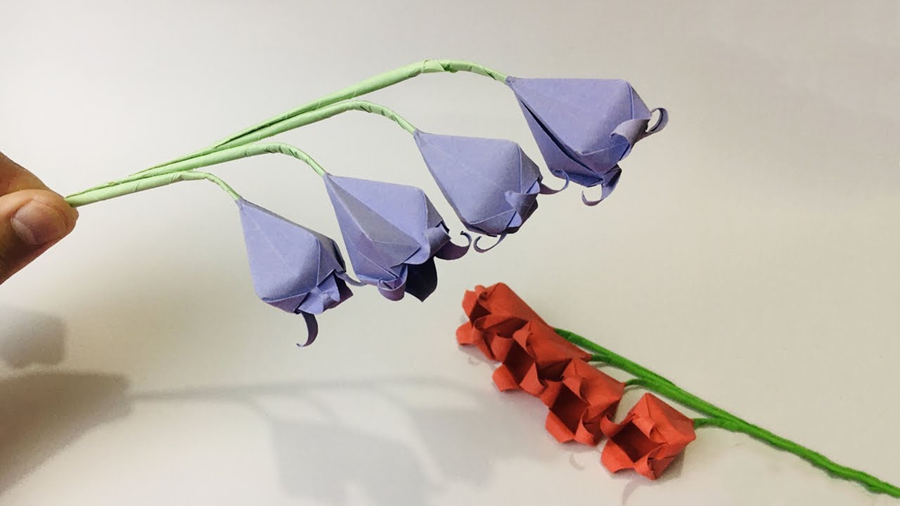 Origami Flowers | How to Make a Paper Bellflower Campanula | Paper Folding Flowers