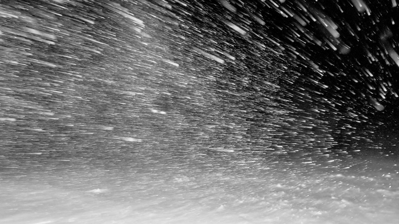 24 HOURS Winter Snowstorm 🌑 Black Screen | NO ADS | Deep Sleep & Anxiety Relief | ASMR