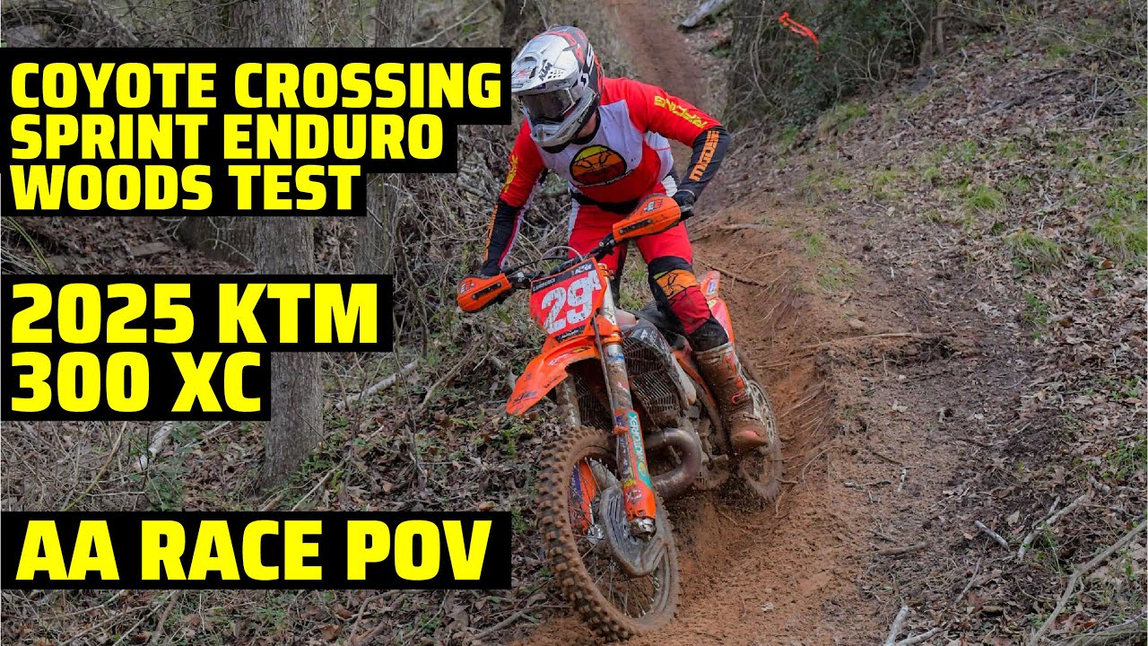 Race POV | Coyote Crossing Sprint Enduro | Woods Test | 25 KTM 300 XC