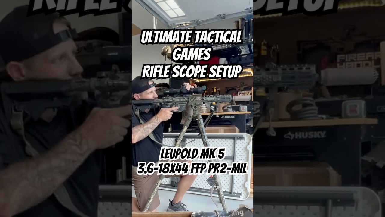 Ultimate Rifle Scope Set | Leupold Mk 5 3.6-18x44 FFP PR2-MIL #tacticalgames #leupold