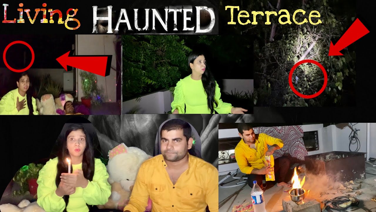 Living in Haunted Terrace for 24 Hours | living 24 hours | living 24 hours challenge | Flying Bande