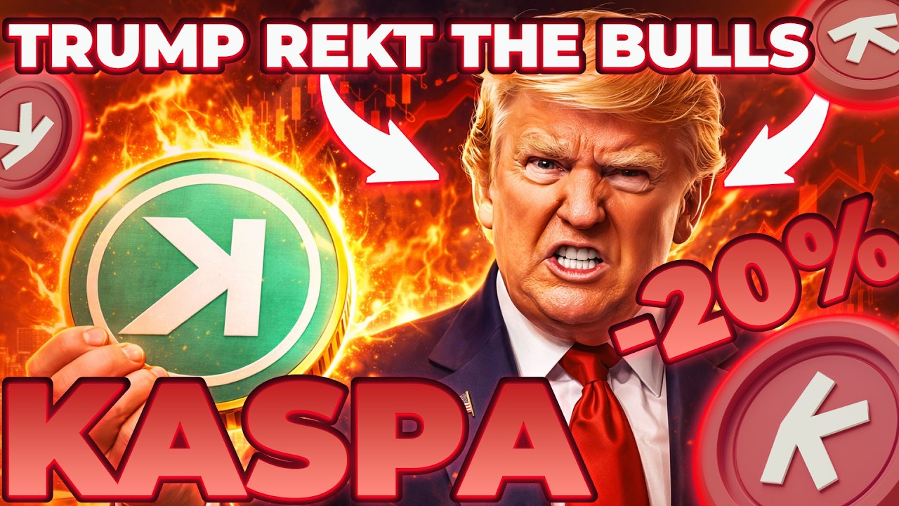 Did Donald Trump Just DUMP Kaspa?! 😳 Why Kaspa Suddenly Dropped&hellip; (Shocking Reason)!