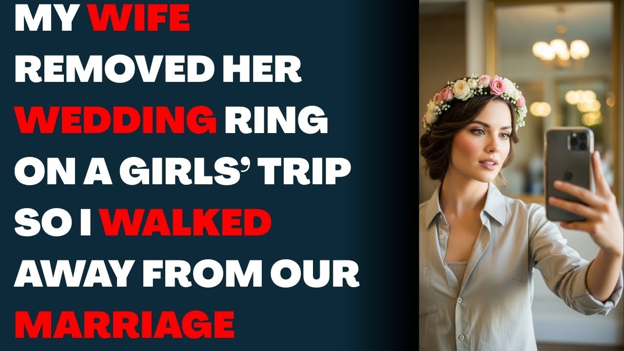 MY WIFE REMOVED HER WEDDING RING ON A GIRLS’ TRIP — SO I WALKED AWAY FROM OUR MARRIAGE
