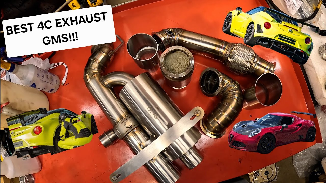 Alfa Romeo 4C GMS Exhaust