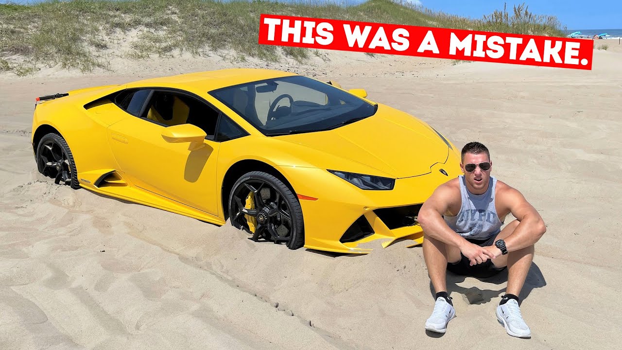 I Got My Lamborghini STUCK on a Beach and the ENTIRE ISLAND Wanted to K*LL ME...