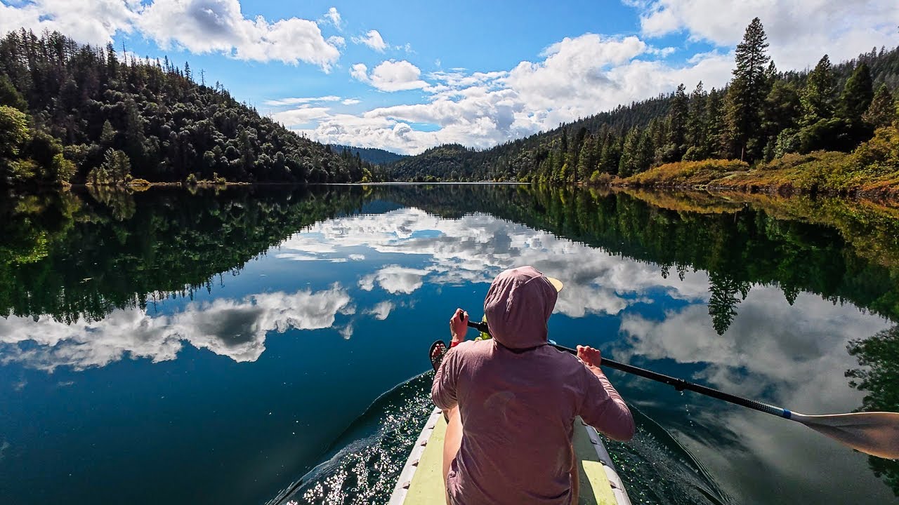 Paddle Boarding Lewiston Lake in Lewiston, California!