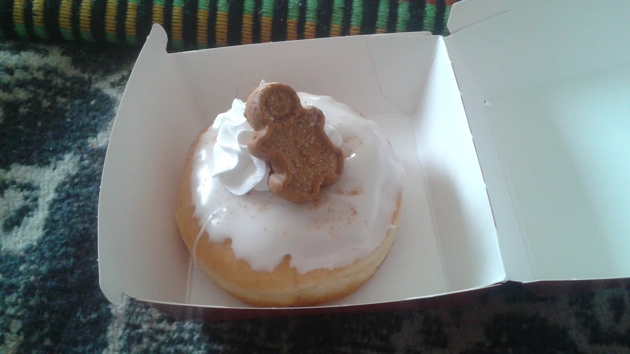 Tim Horton's gingerbread chocolate dream donut review