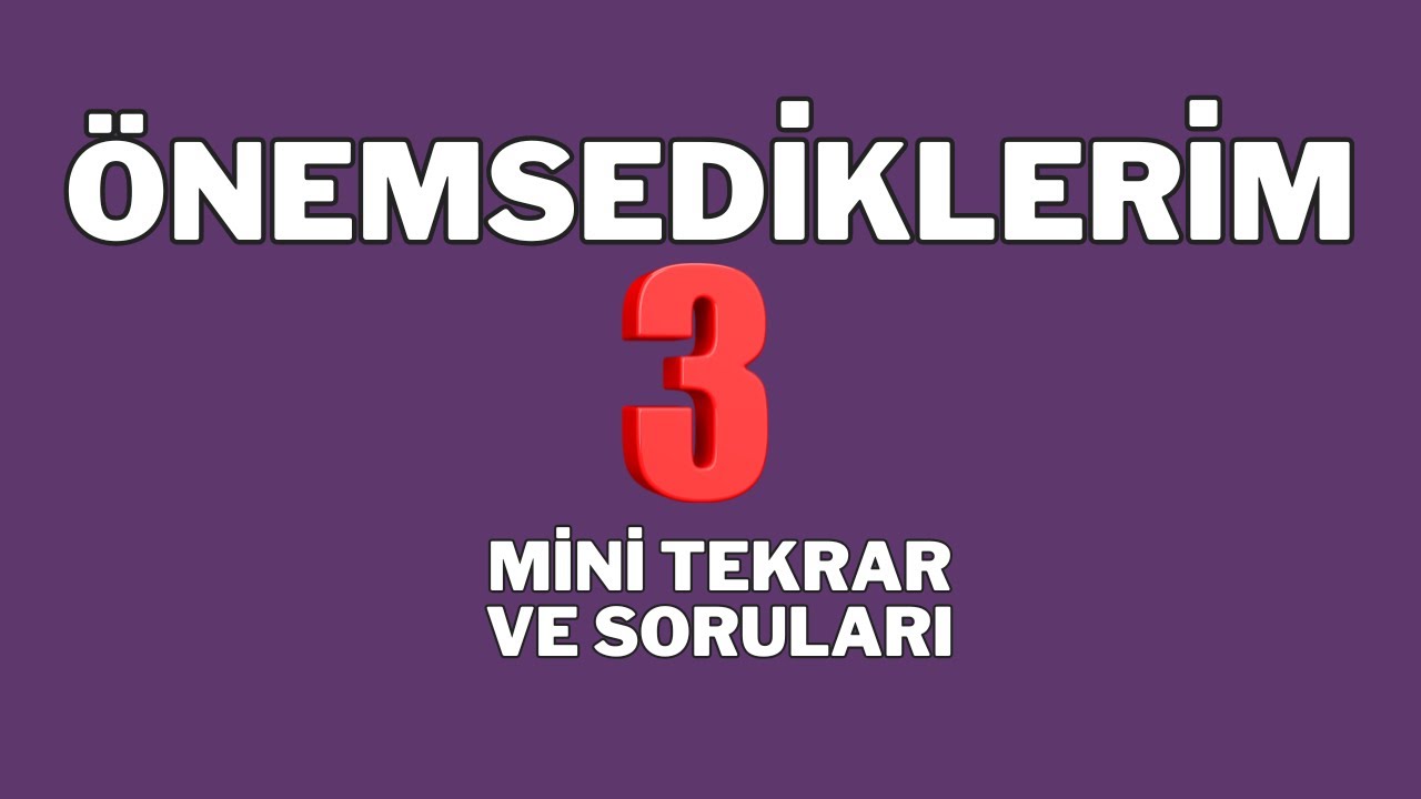Önemsediklerim-HATIRLAMANI İSTEDİKLERİM 3 Trigonometrik denklemler