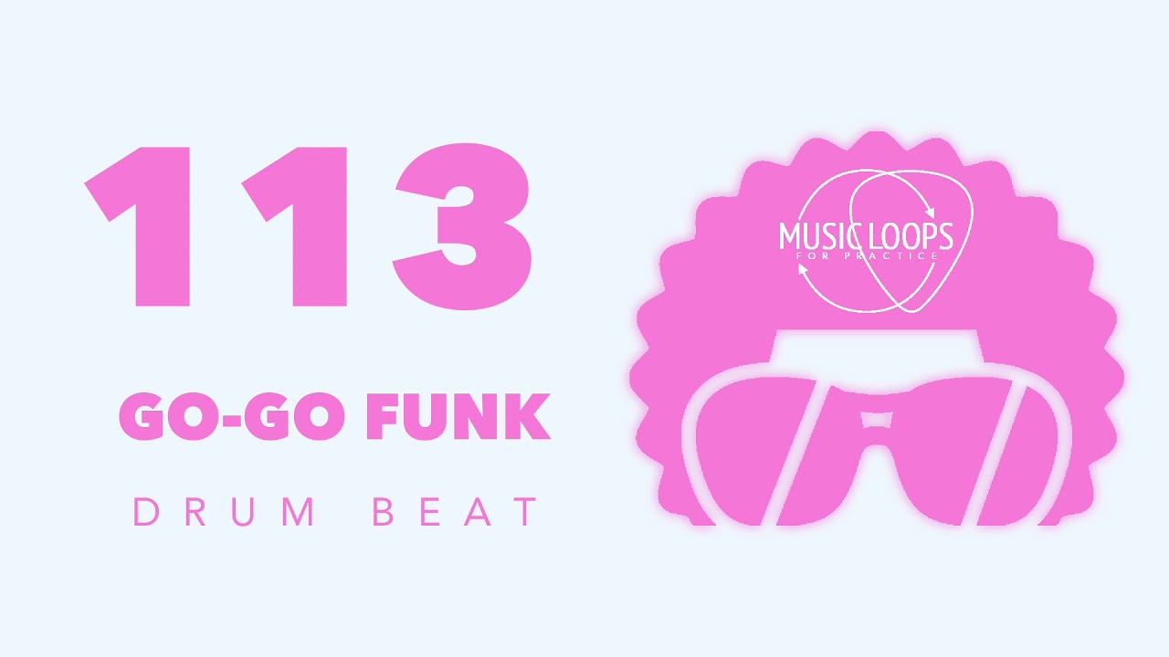 GO-GO Funk drum beat 113 bpm | Drums only Backing track
