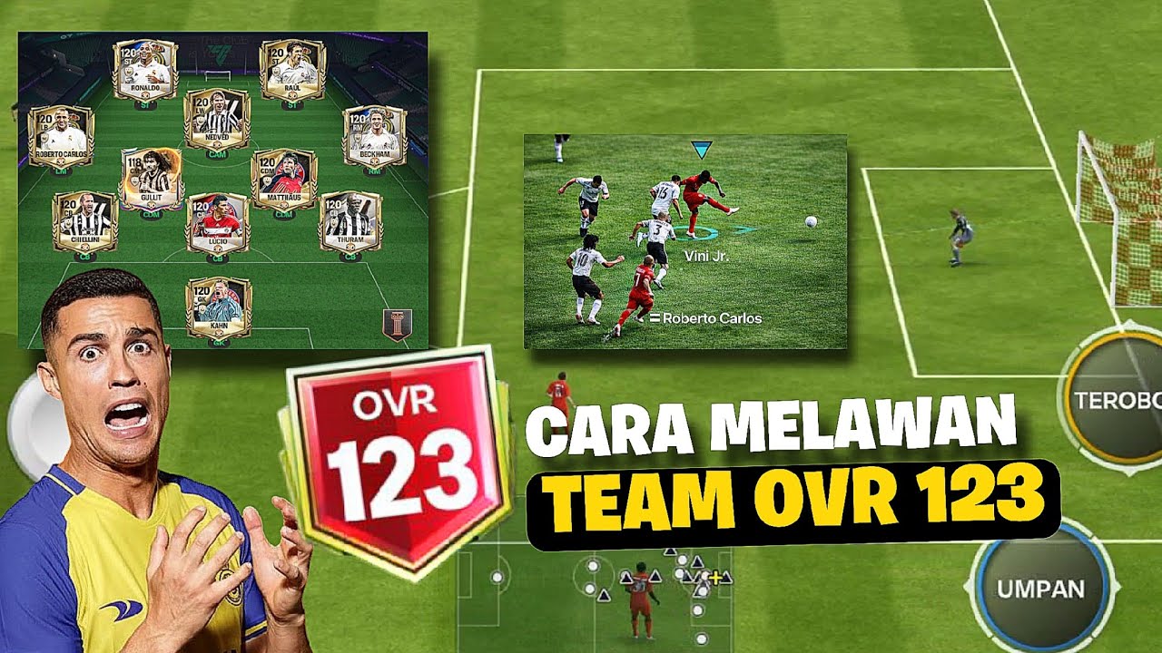 CARA MELAWAN TEAM OVR 123 - FC MOBILE