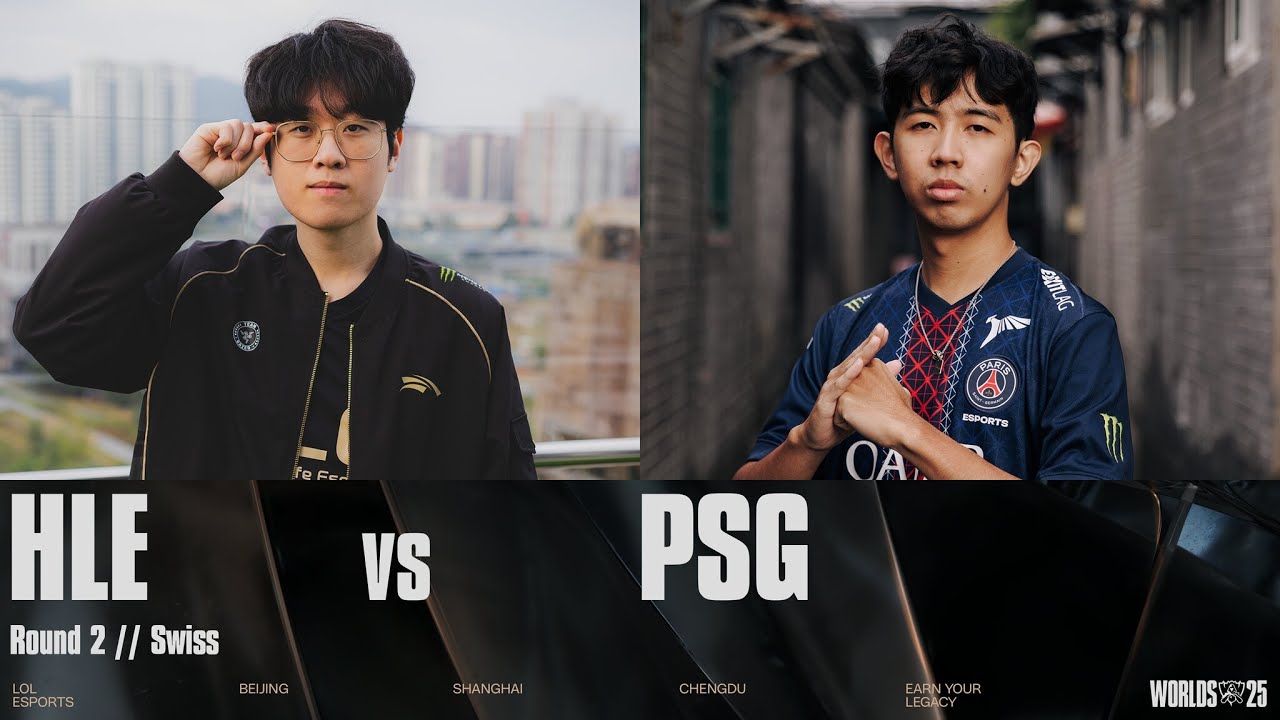 HLE vs. PSG | WORLDS 2025 | Swiss