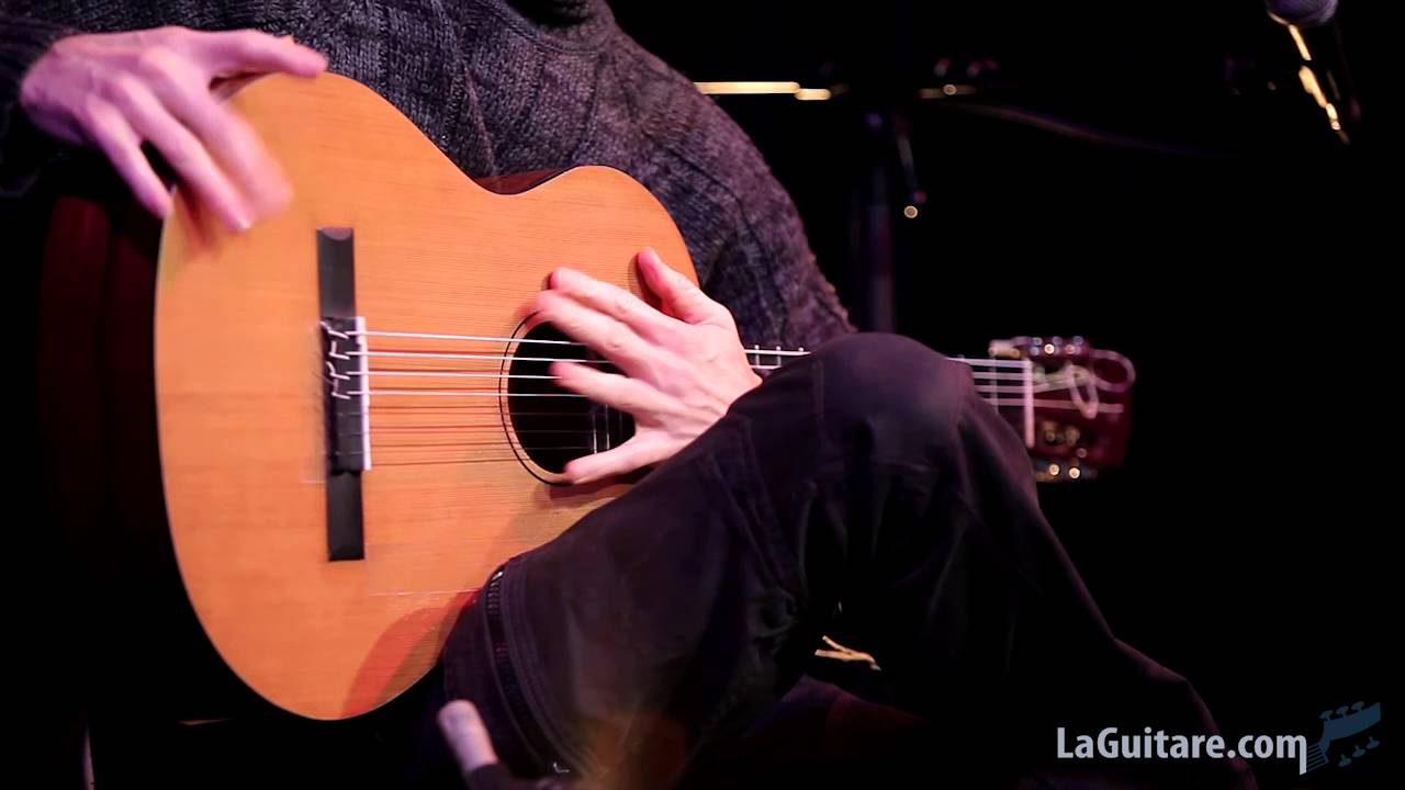 Yves Ghirotto - Melinda 7 cordes - Salon de la guitare de la Bellevilloise 2015 par Arnito
