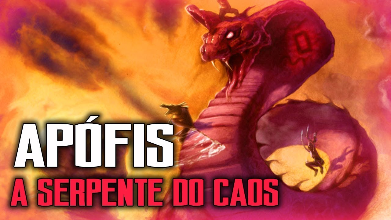 Ap&oacute;fis a serpente do caos - MITOLOGIA EG&Iacute;PCIA