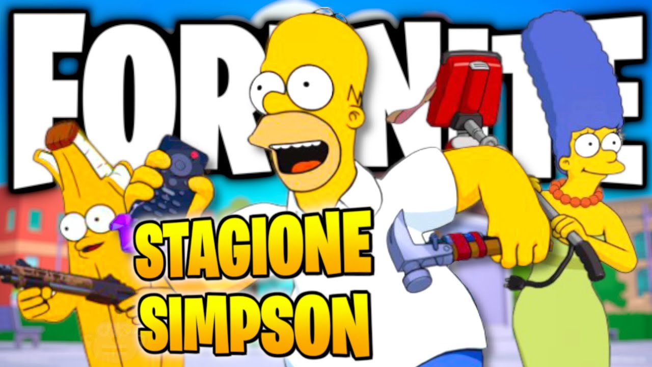 ADORO LA STAGIONE SIMPSON SU FORTNITE