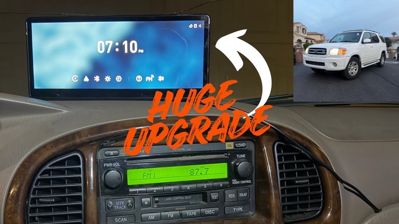 Adding new tech to my old ride! #carpodgo #Sequoia